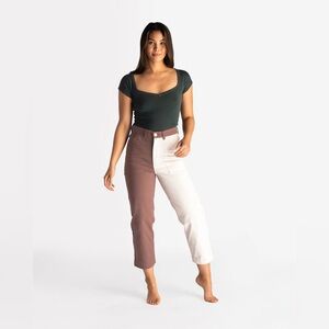 Soluna Collective Two-Tone Cargo Pants